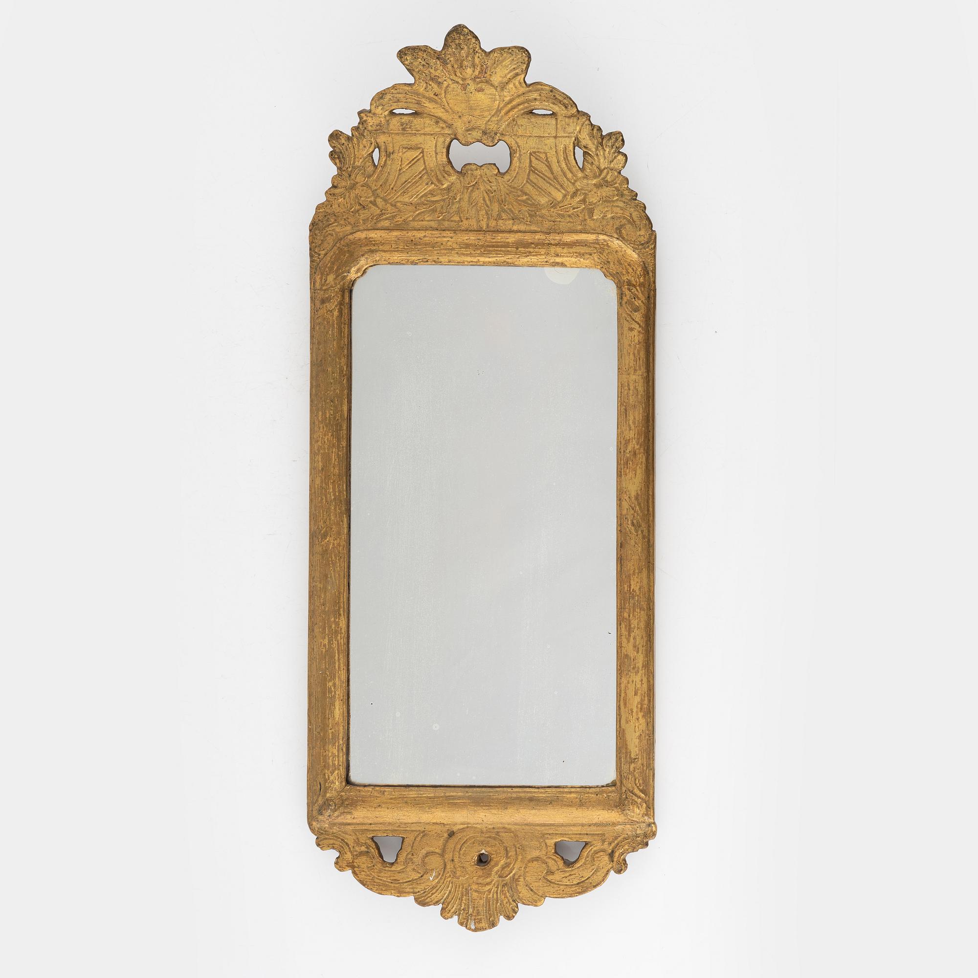 Johan Åkerblad, a gilded Rococo wall sconce, second half of the 18th century.