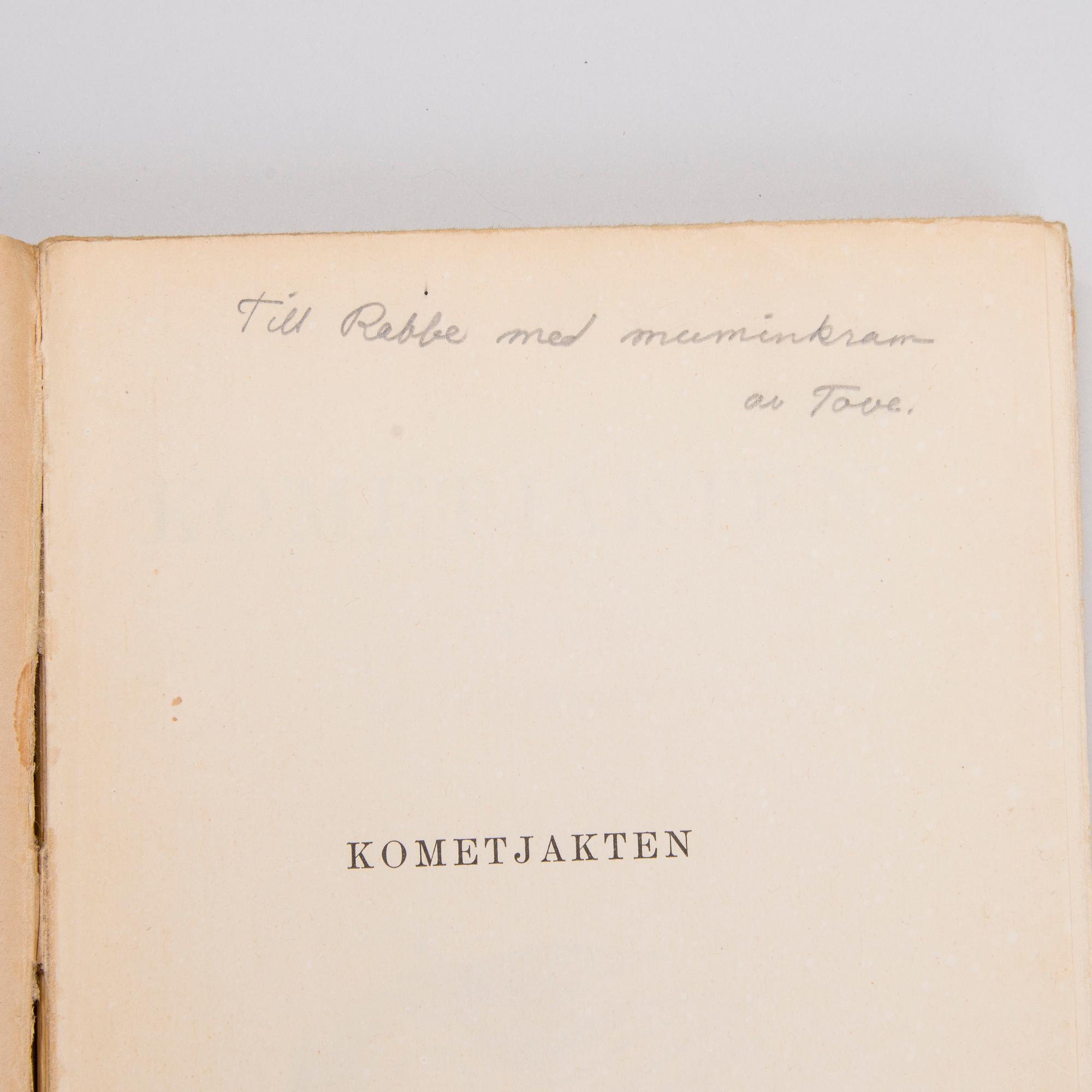 BÖCKER, 3+2 st, Tove Jansson och Lennart Hellsing, Helsingfors och Stockholm 1945-1952.