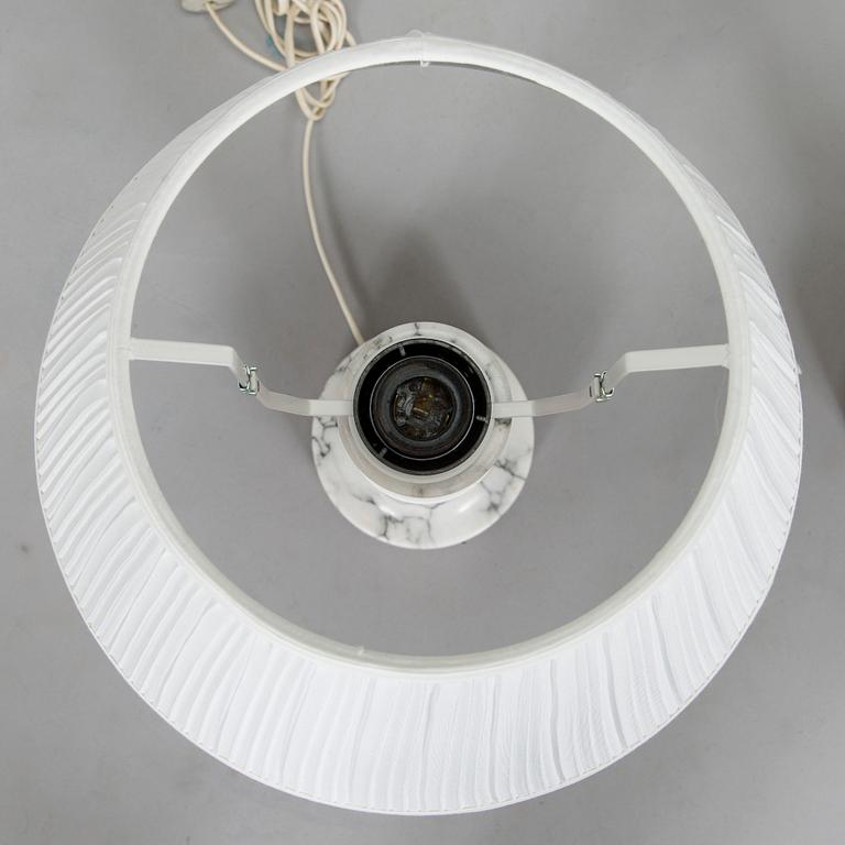 A pair of late 20th century table lamps, Italy.