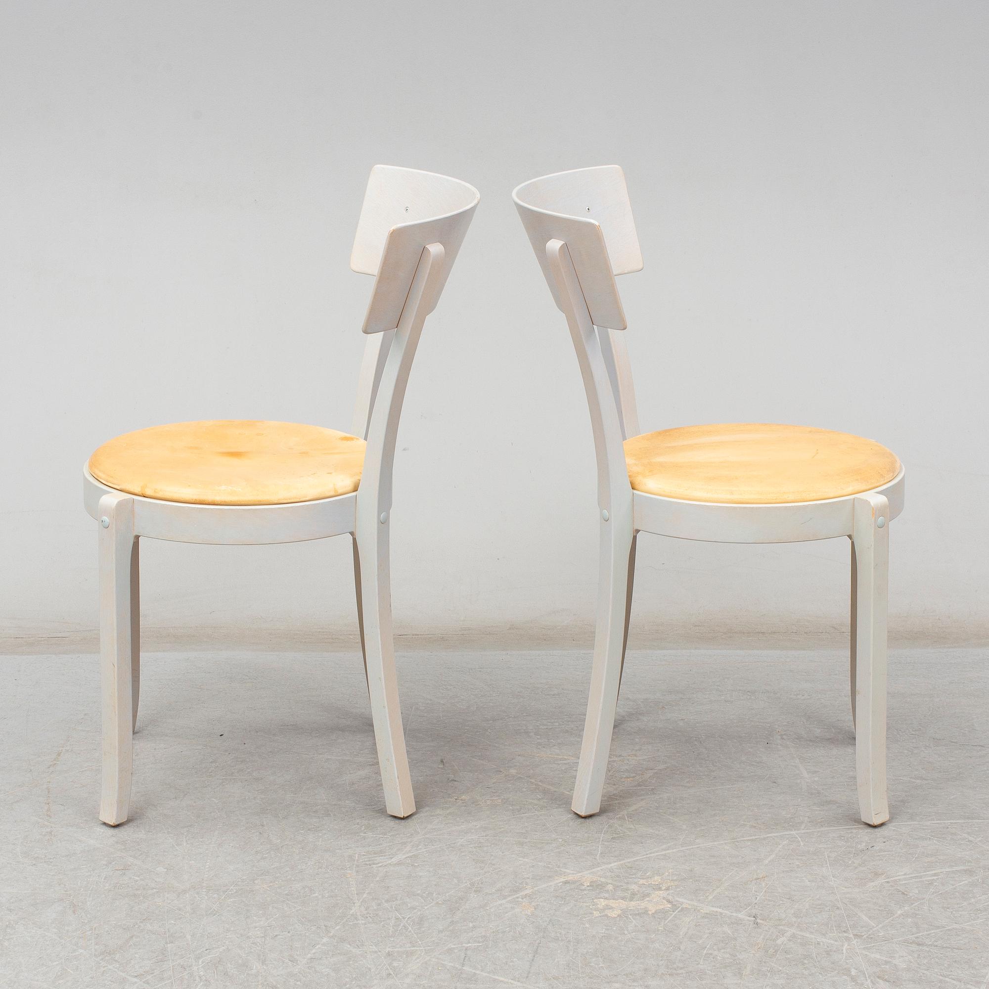 ÅKE AXELSSON, six 'Gästis' chairs from Galleri Stolen, 1996.