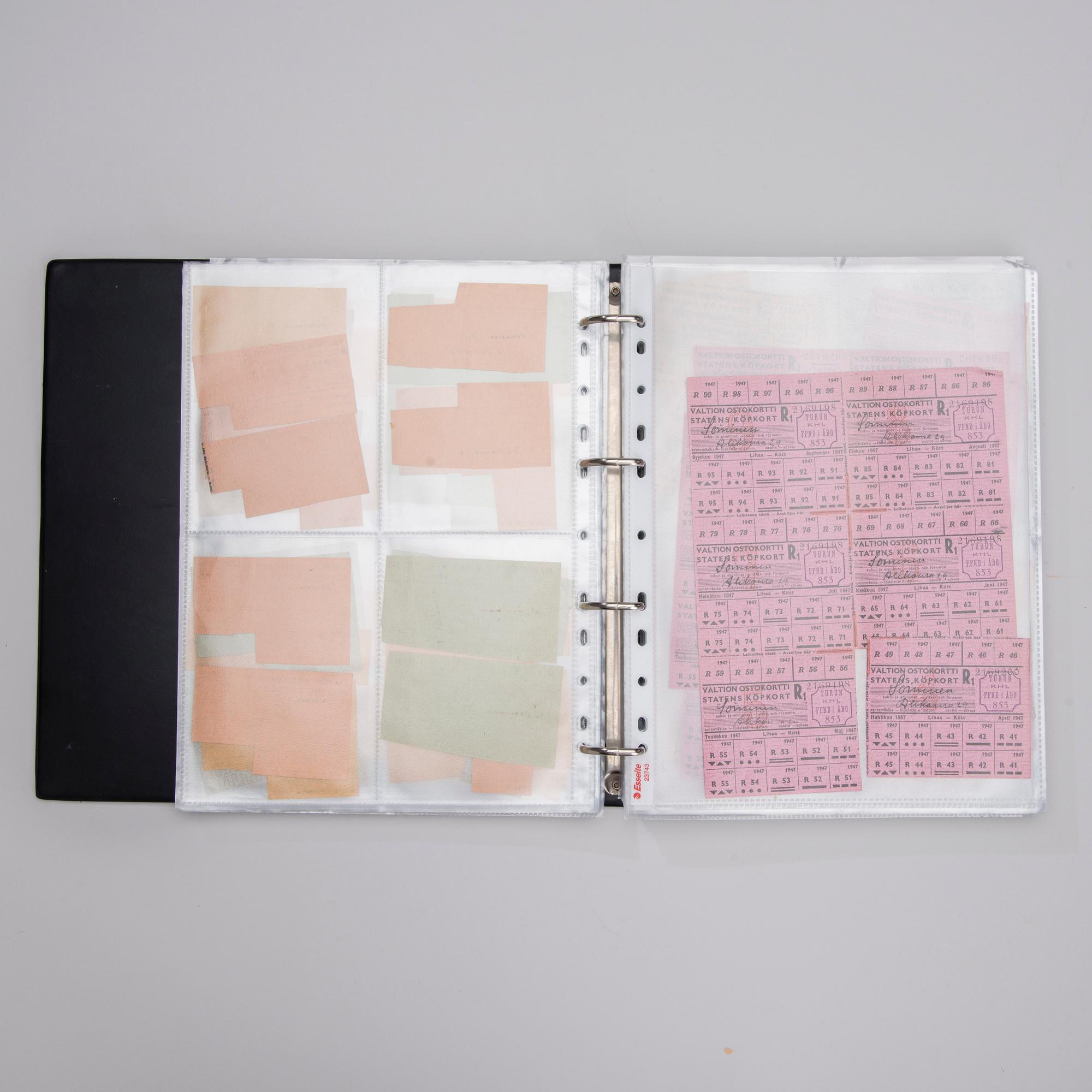 STATENS KÖPKORT, ca 350 st, Finland 1941-1949.