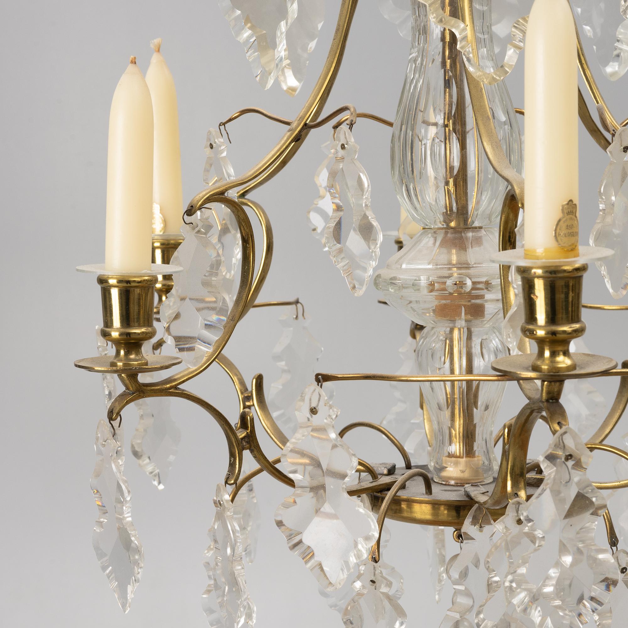 A Baroque style chandelier, first half of the 20th Century.