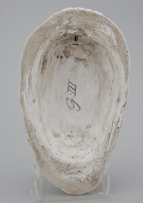 JOHAN TOBIAS SERGEL, efter, dödsmask av gips, föreställande Gustaf III, sannolikt 1800-tal.