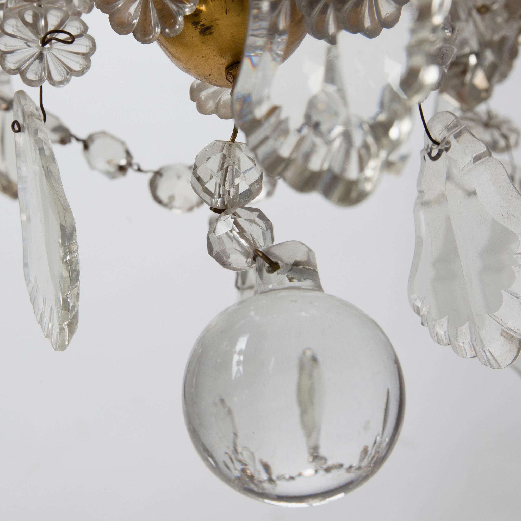 TAKKRONA, Maria Theresia-stil, 1900-talets senare hälft. Höjd 100 cm.