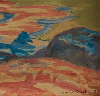 Helmer Osslund, View from Saltoluokta.