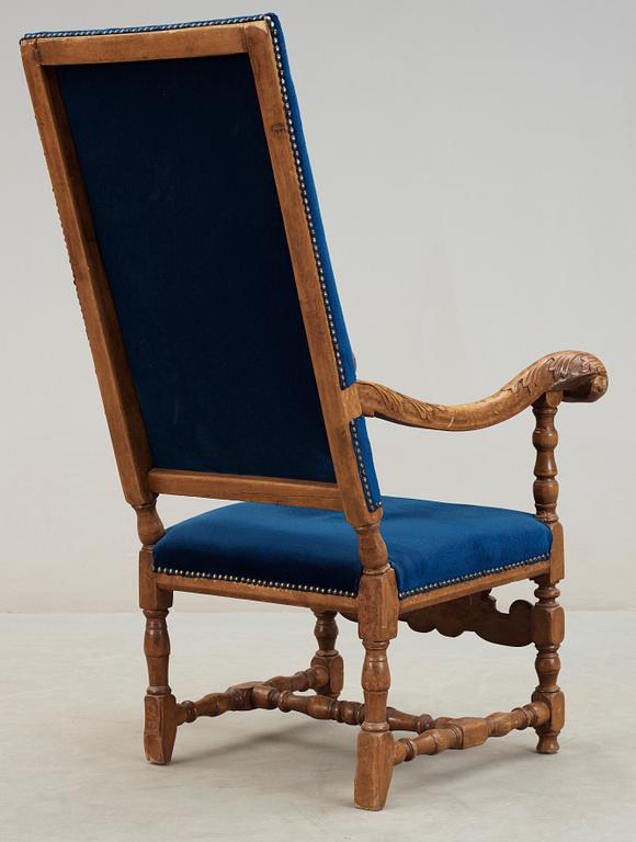 KARMSTOL, barock, 1700-tal.