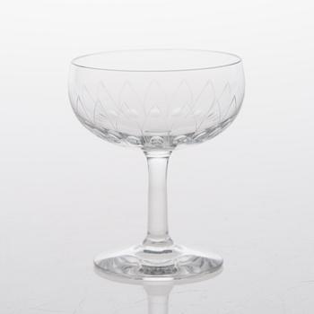 A set of 27 footed 'Kilta' liqueur glasses for Karhula - Iittala. Designed in 1947. In production 1947-1966.