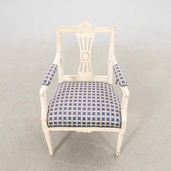 Karmstol Sengustaviansk stil 1900-talets första hälft.