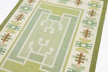 Ingegerd Silow, rug, flat weave, signed, approx. 205 x 140.