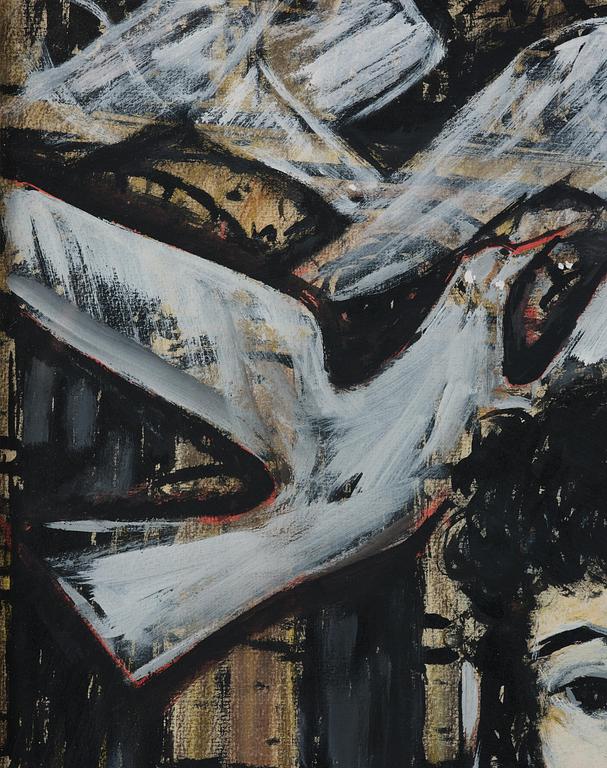 Endel Kõks, Lady with Birds.