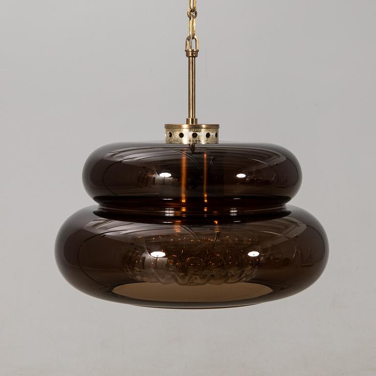 Carl Fagerlund, taklampa, "Bubblan", Orrefors, sent 1900-tal.