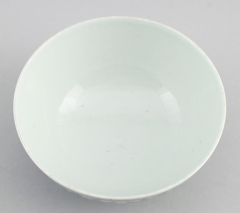 SKÅL, porslin, Kina, sannolikt 1900-tal.