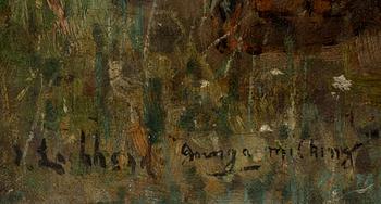 JOHN LOCHHEAD, tillskr, olja på duk, sign o dat 1886.
