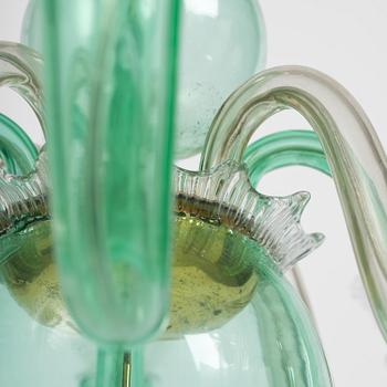 Gio Ponti, ljuskrona, Venini, Murano, Italien, 1945-50.