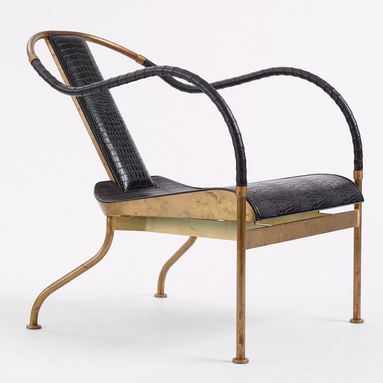 Mats Theselius, an 'el Rey' armchair, ed. 153/360, Källemo, Sweden, post 1999.
