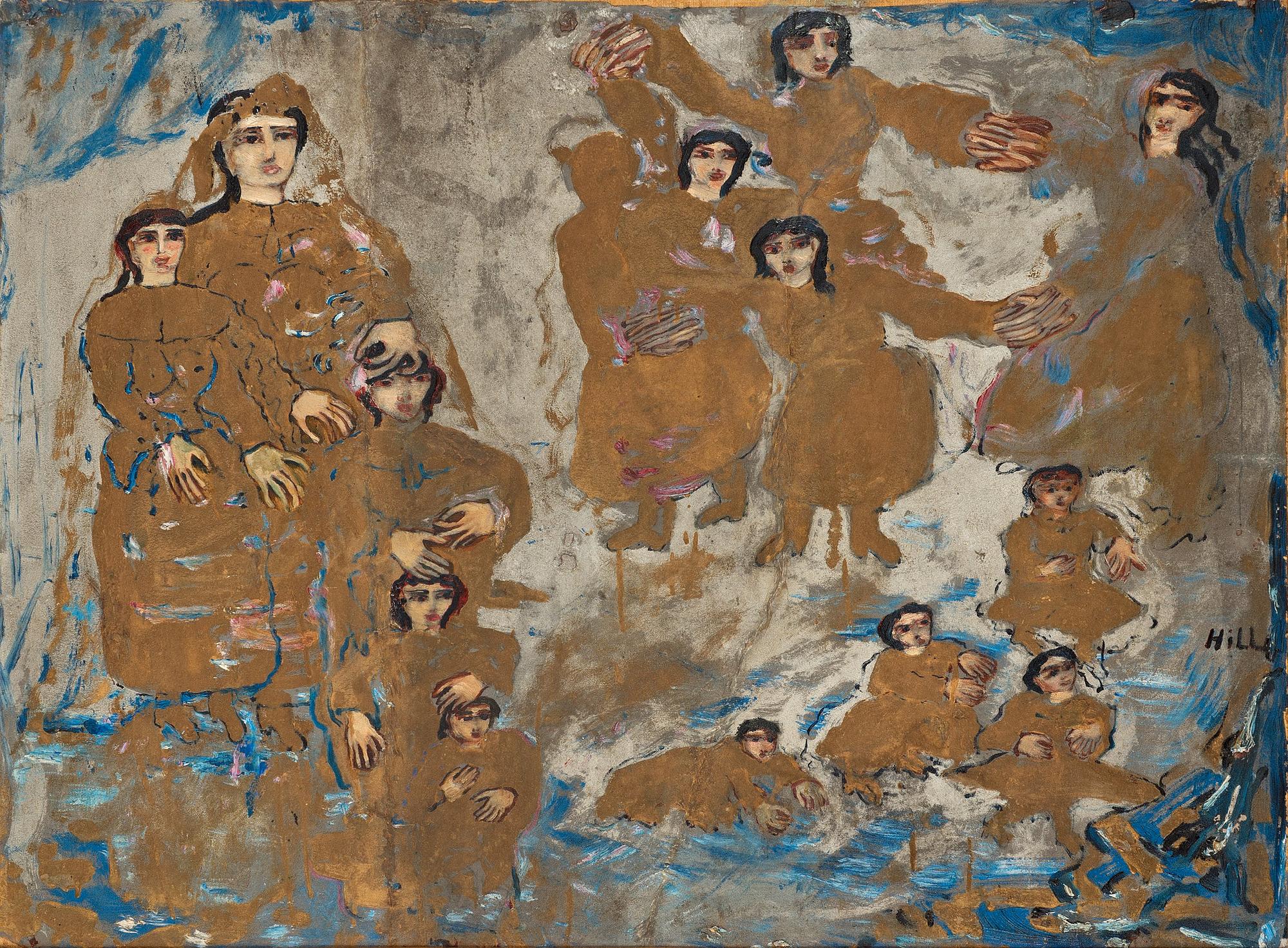 Carl Fredrik Hill, 'Familjen - variation I' (The Family - variation I).