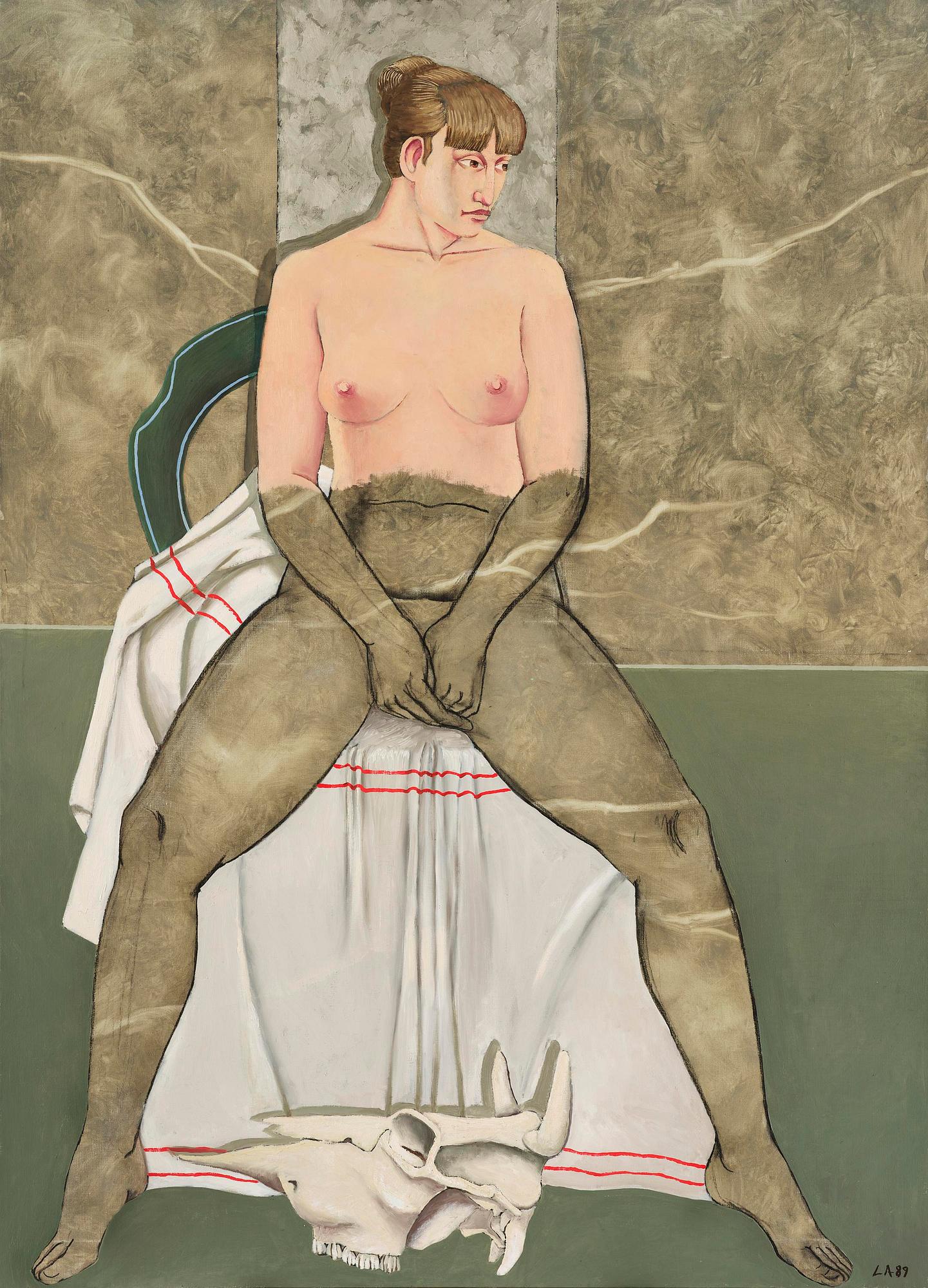 Lars Andersson, "Sittande kvinnlig akt".