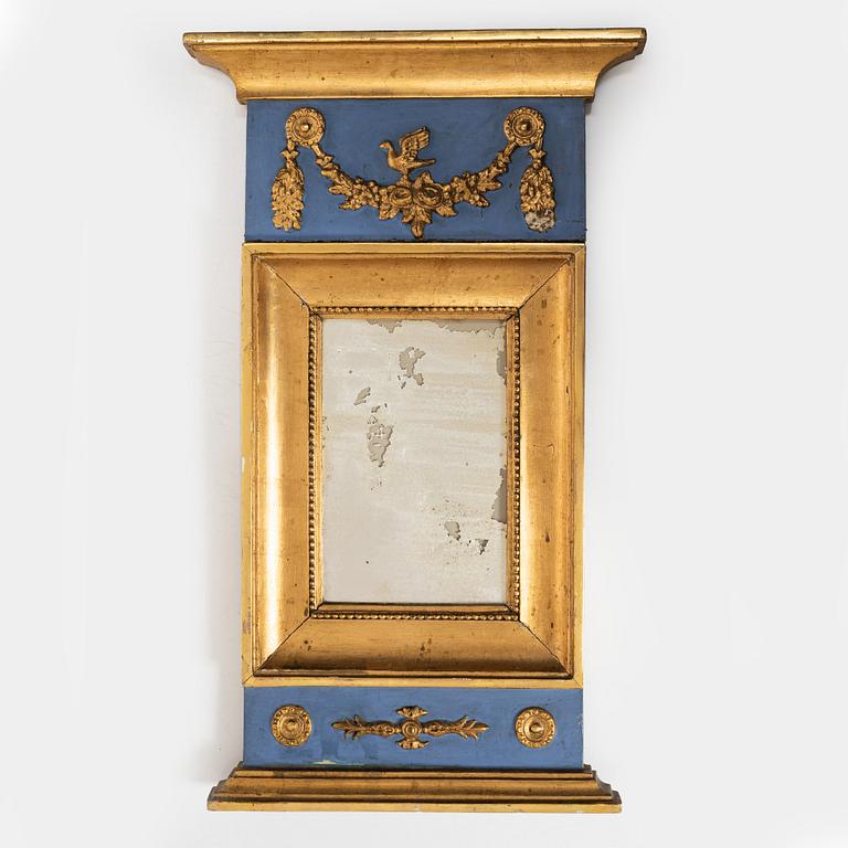 A Late Gustavian Mirror, first half of the 19th century.