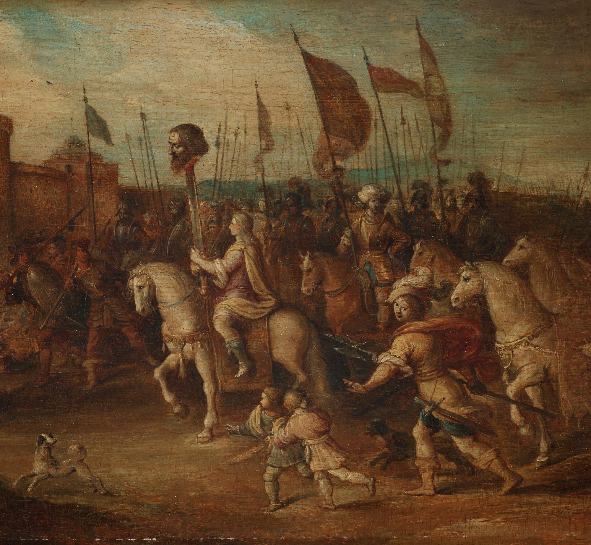 Frans Francken II Hans ateljé, Davids intåg i Jerusalem.