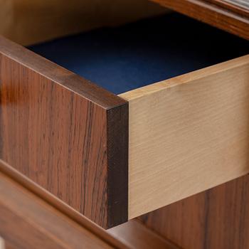 A 'Cortina' vitrine cabinet by Svante Skogh, designed around the year 1956.