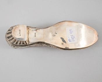 SKO, silver, rokokostil, 1800-talets slut/1900-talets början, 207g.