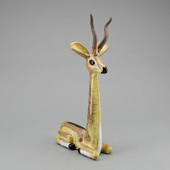 FIGURIN, stengods. Vicke Lindstrand, Upsala-Ekeby.