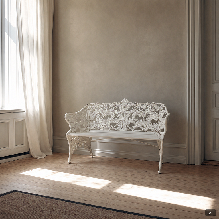 A garden sofa, Melins Metall.