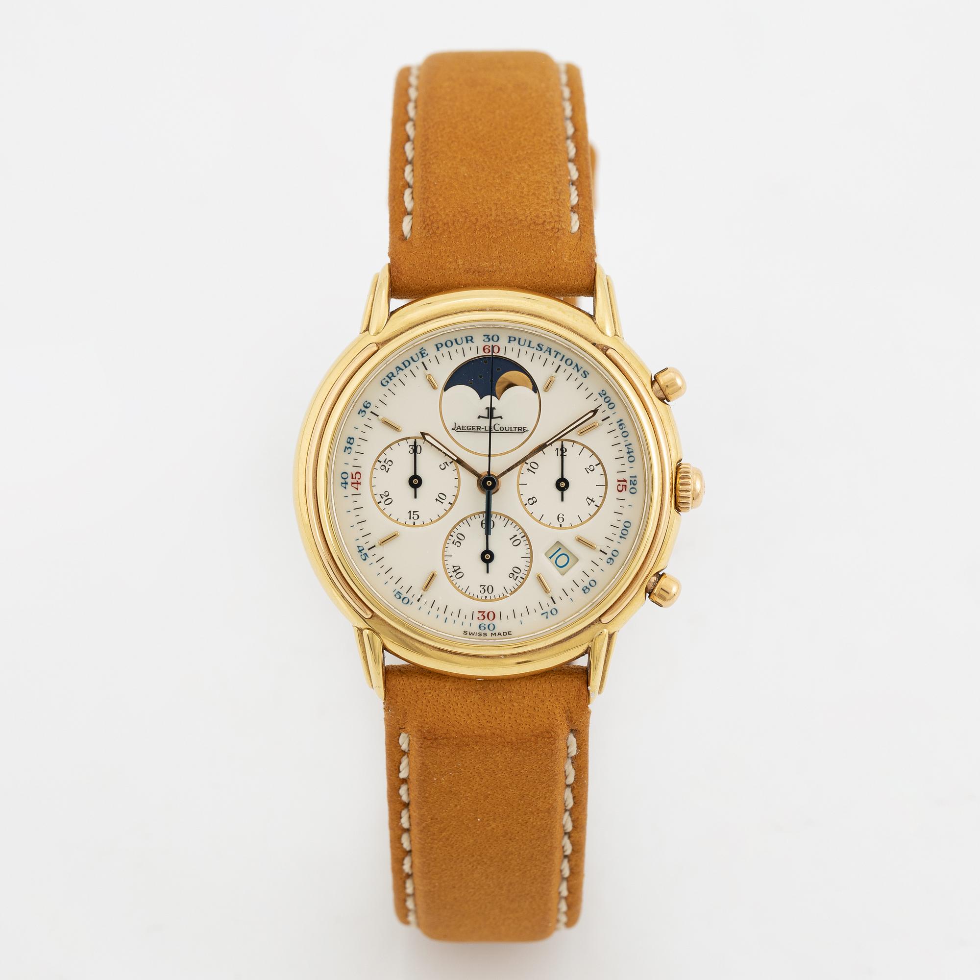 Jaeger-LeCoultre, Odysseus, chronograph, wristwatch, 34,5 mm.