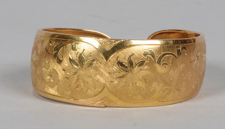 ARMBAND, guld, Le Piccole Allieve, 1958. 25 gram.