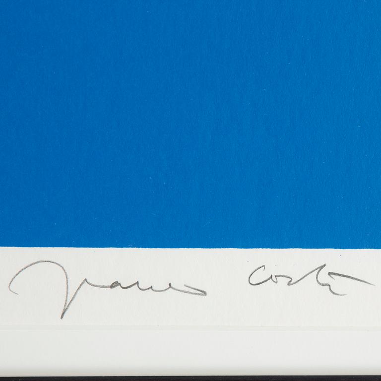 Franco Costa, silkscreen in colours, signed 4/250.