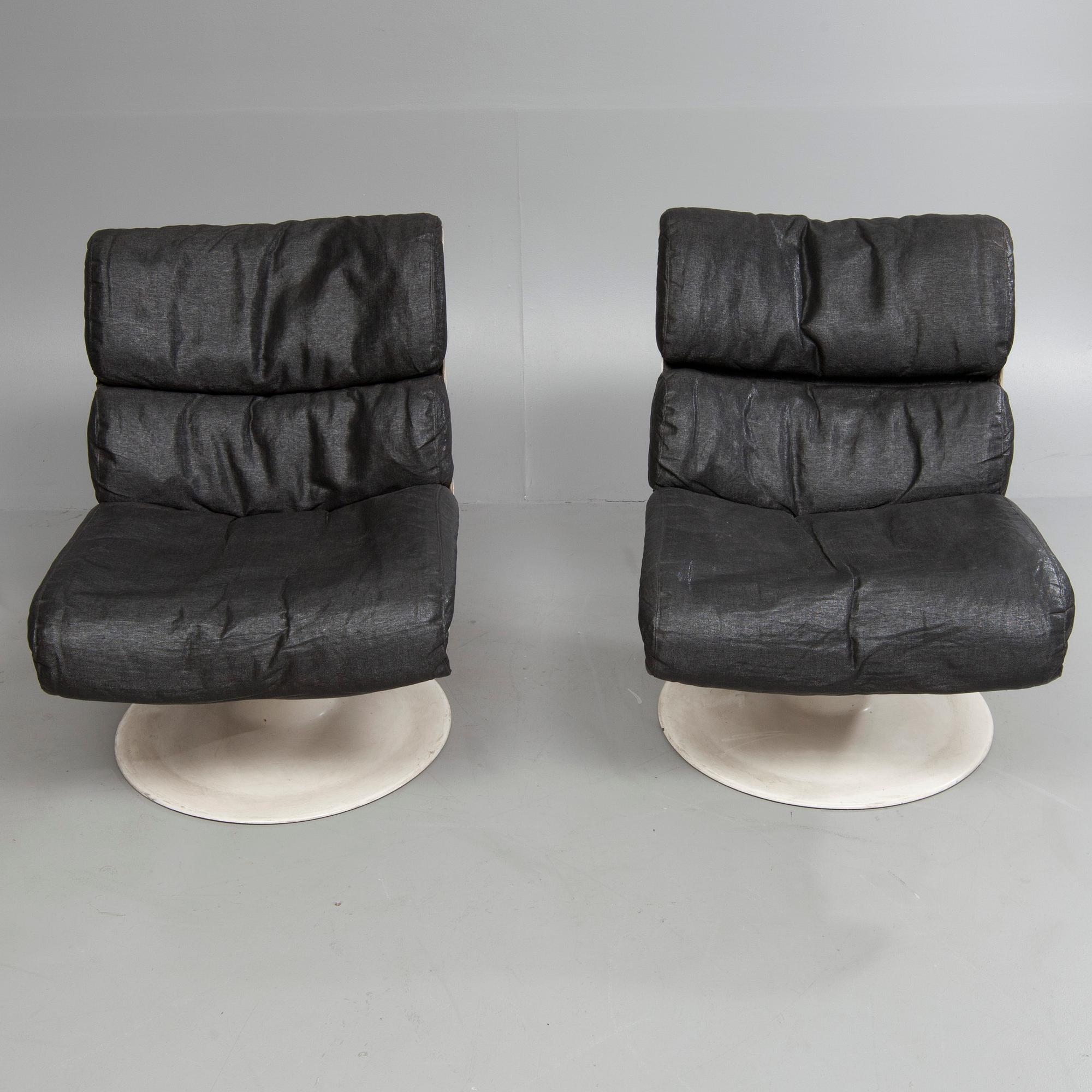 FÅTÖLJER, ett par, Yrjö Kukkapuro, Haimi, 1960-70-tal.