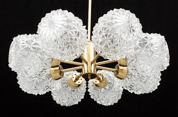 TAKLAMPA, 1960-tal. Höjd 72 cm.
