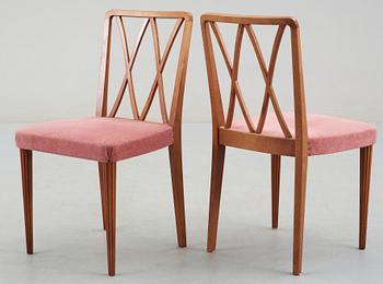 STOLAR, 6 st, Svenska Möbelfabrikerna, 1940-tal.