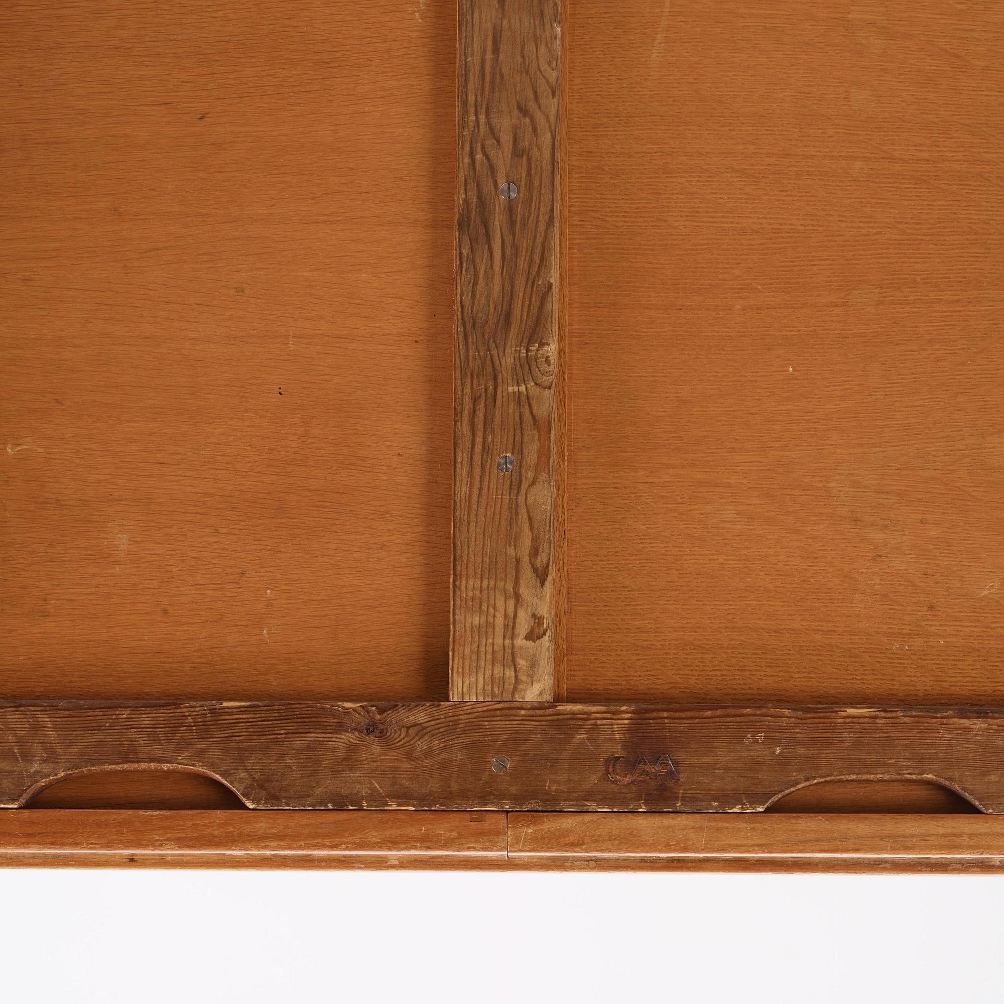 Carl Malmsten, a mahogany desk, Åtvidabergs Industrier, ca 1943.