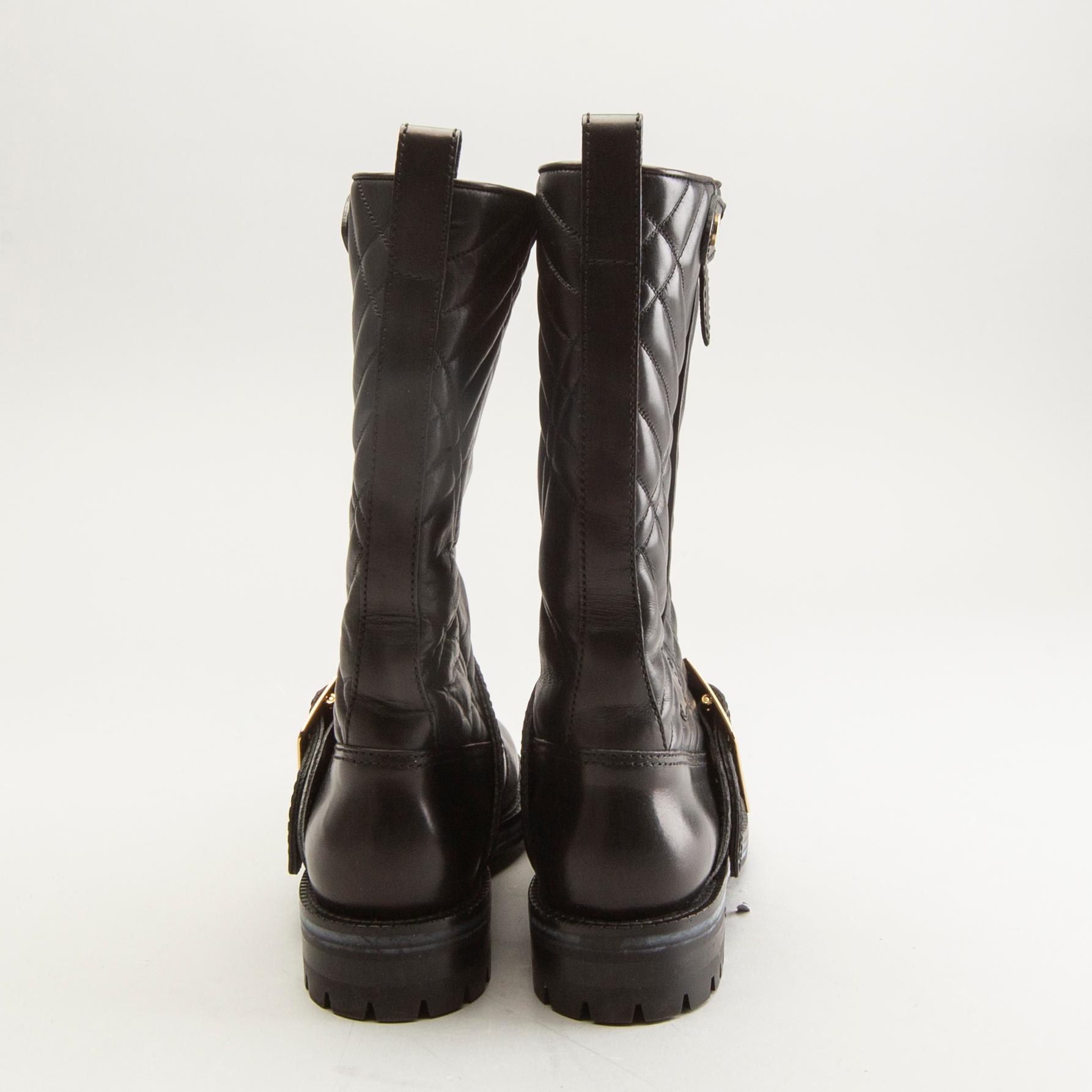 Burberry, London, boots, leather, "Wharting qui mid high boot houseneck".