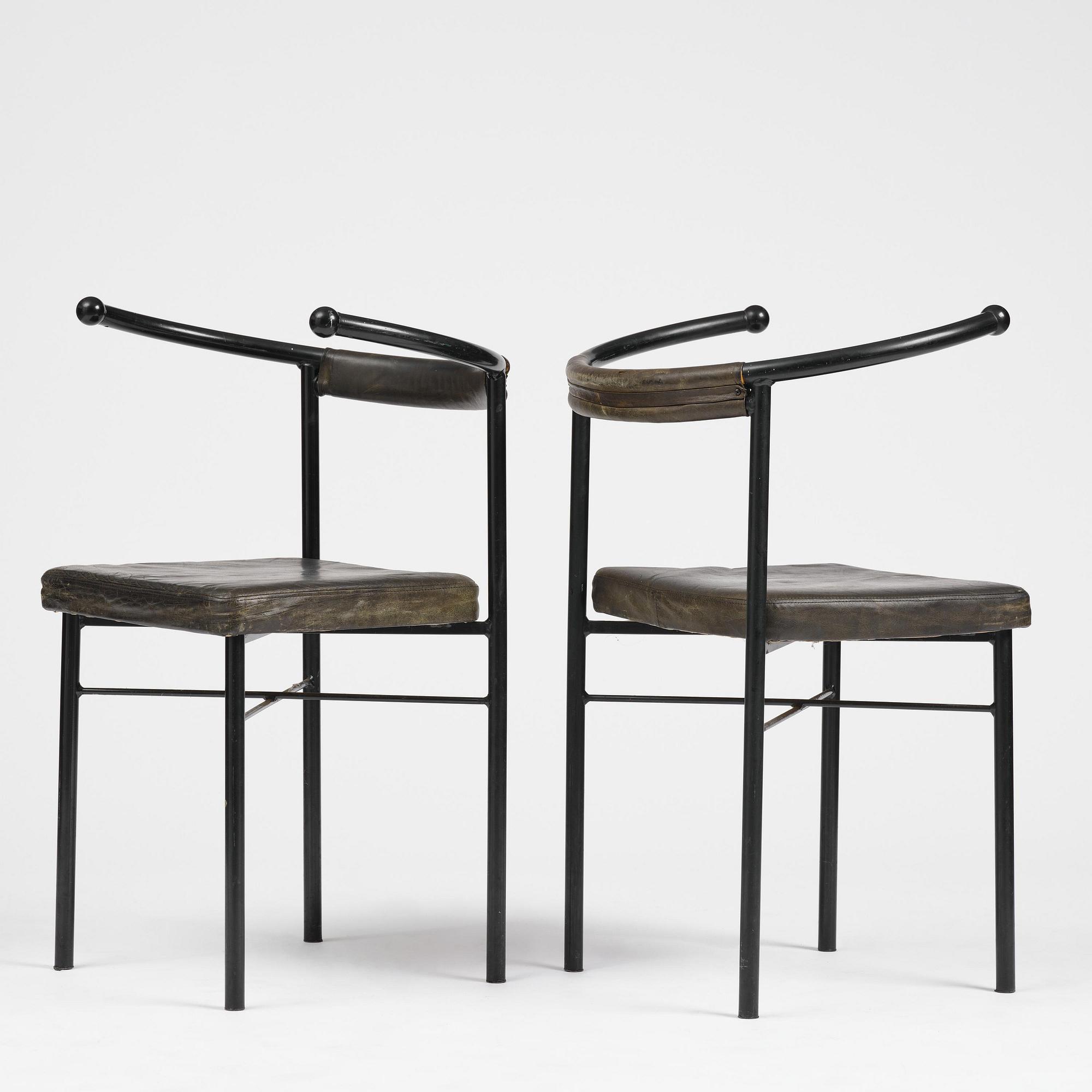 Jonas Bohlin, a set of four "Point" chairs, Källemo, Värnamo, post 1985.