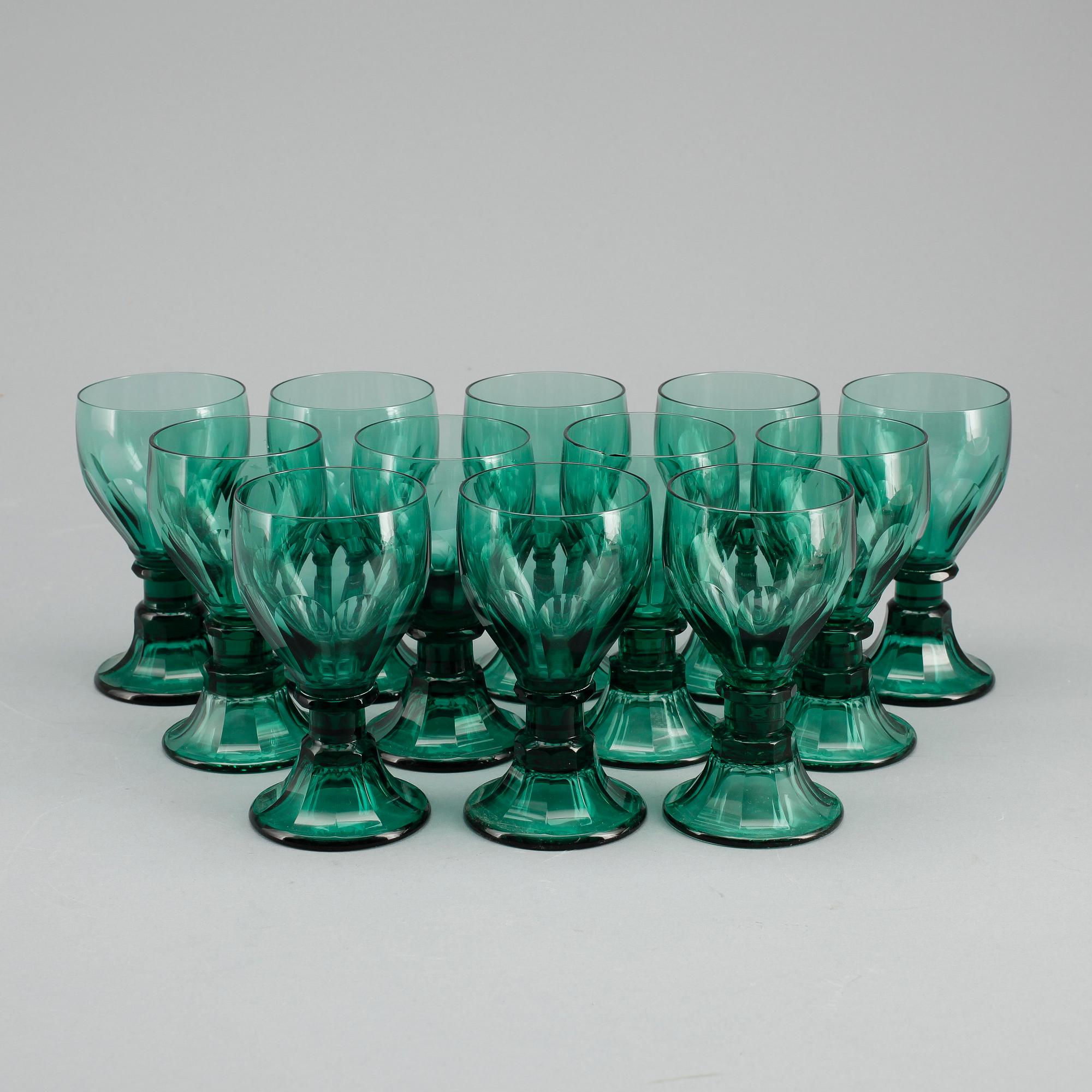 VINGLAS, 12 st, 1930/40-tal.