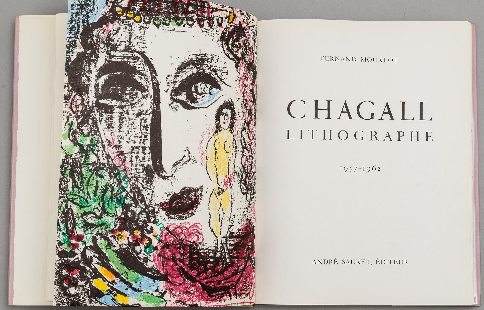 BOOKS (3), "Chagall Lithographe, II, III och IV", 1963-1974.