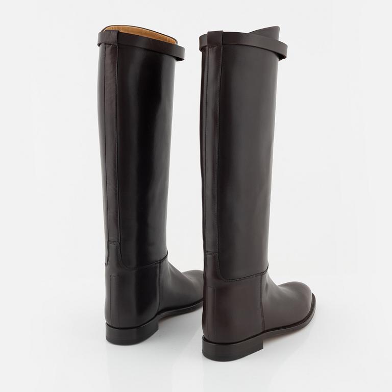 Hermès, stövlar, "Jumping leather riding boots", storlek 37½.
