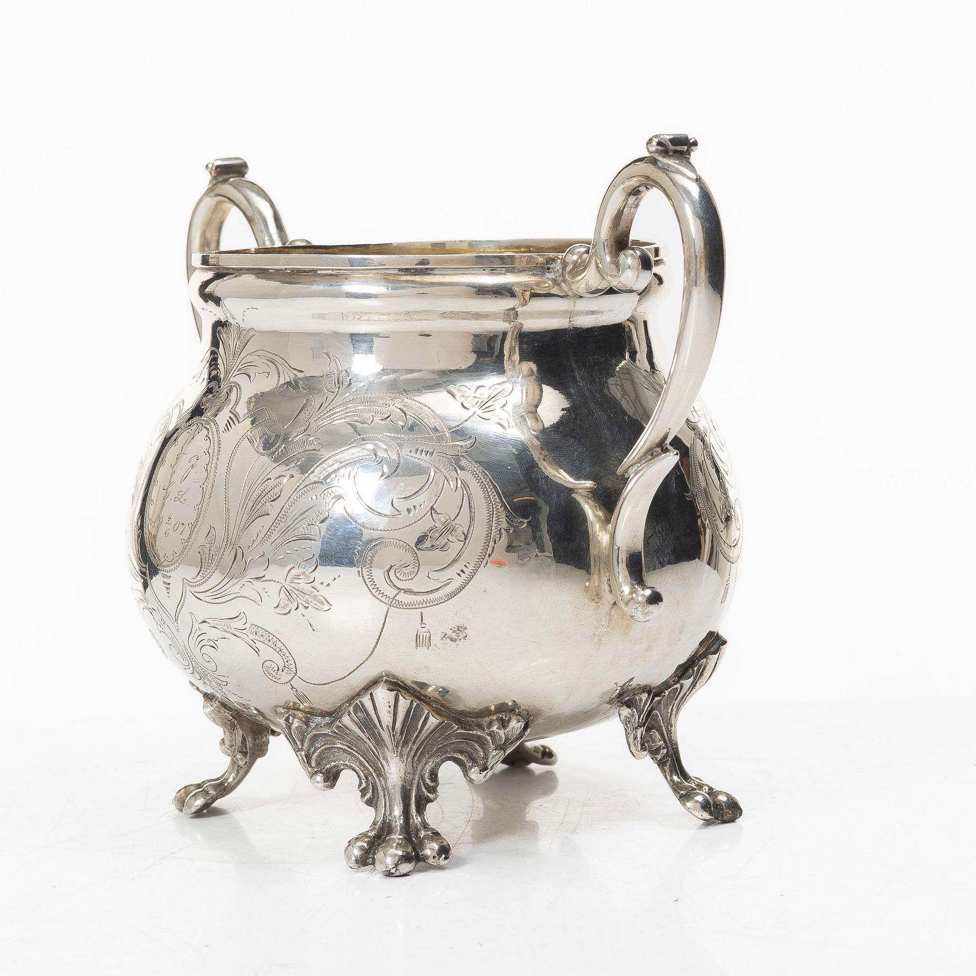 Carl Jakob Jakobson, a silver bowl, Söderhamn 1932.