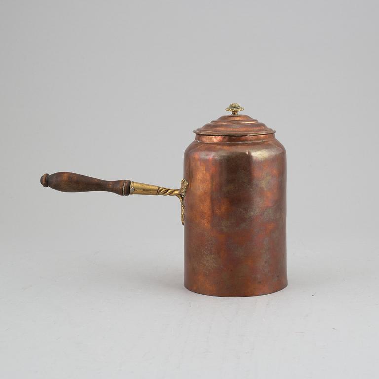 A Swedish rococo coffe pot, second half of the 18th Century.