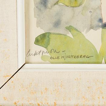 OLLE HJORTZBERG, water colour, signed and dated Alassio -52.
