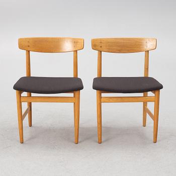 Børge Mogensen, five "Öresund" chairs, Denmark, second half of the 20th century.