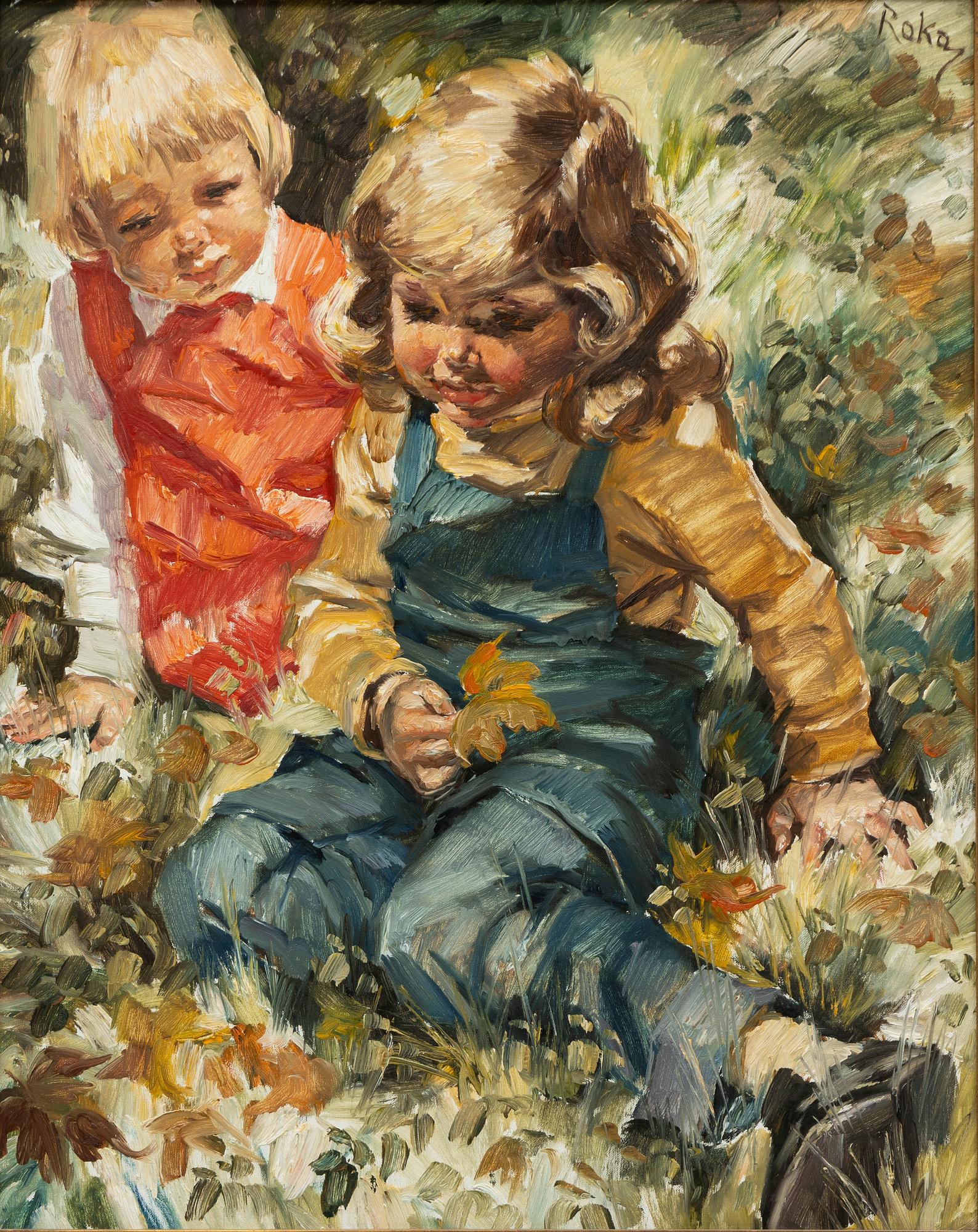 Charles Roka, In the flower meadow.