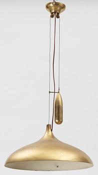 A brass ceiling lamp, probably Finland 1950's.