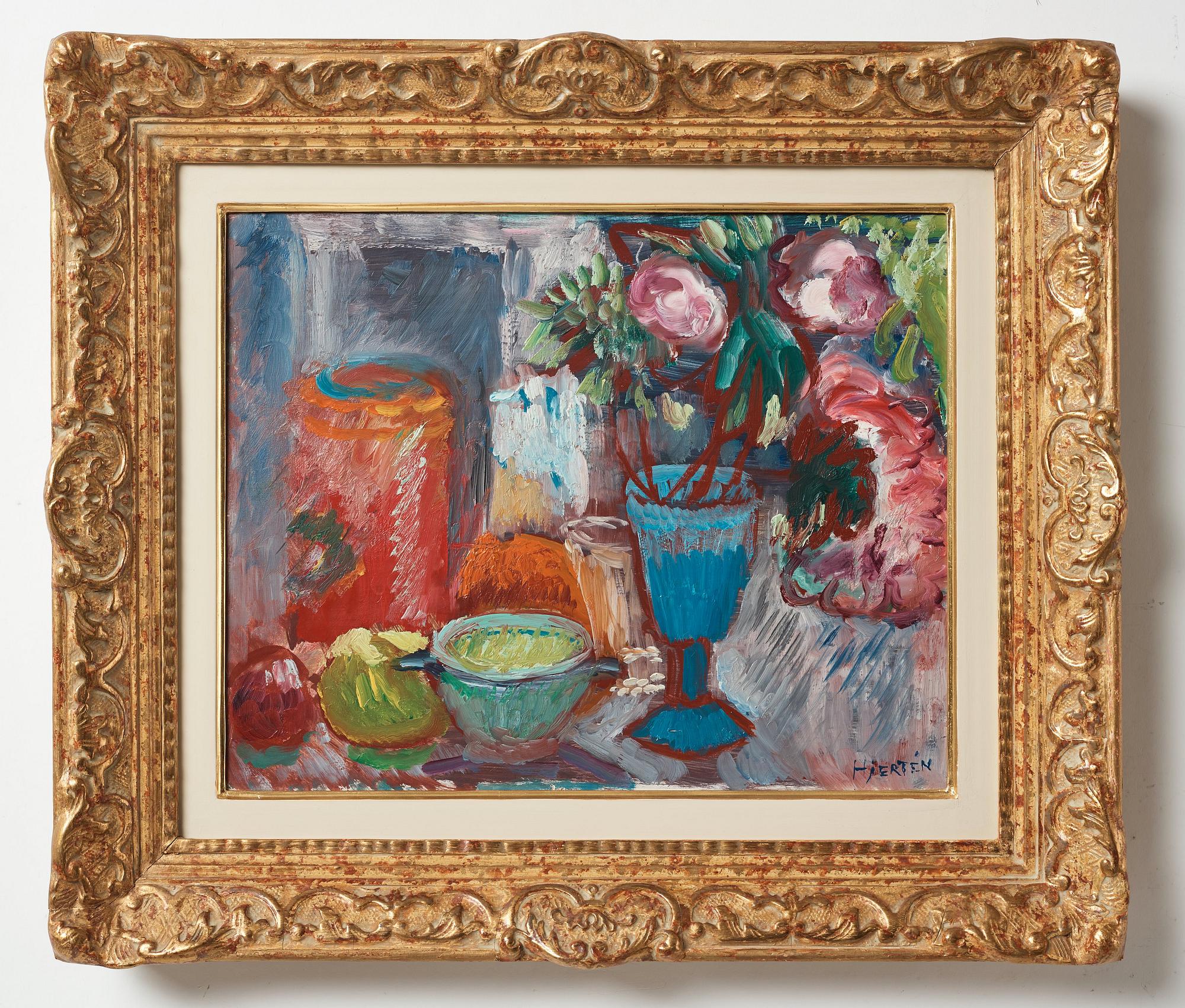 Sigrid Hjertén, Still life from the apartment in Paris.