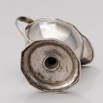 A SILVER MILK JUG, possibly Riga, Ernst Otto Eckhardt 1820-1843.