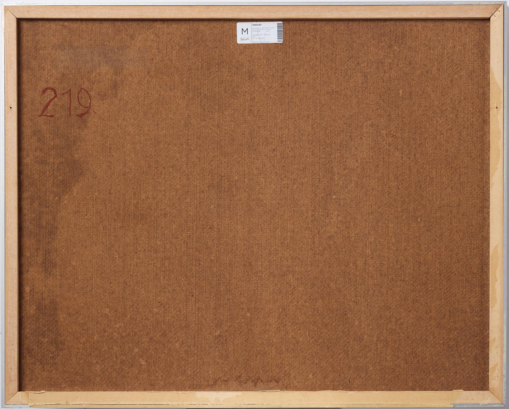 Sam Francis, Utan titel.