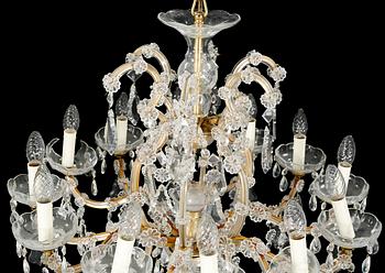 A mid 20th century chandelier.