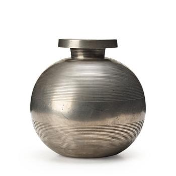 264. Sylvia Stave, a pewter vase, for CG Hallberg, Stockholm 1932.